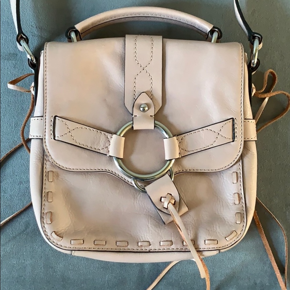Rebecca Minkhoff pink crossbody bag with handle